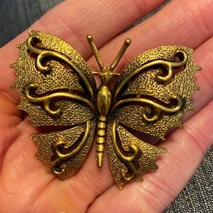 Vintage butterfly brooch